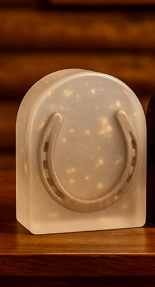 Echo's of the Range Horseshoe Bookend (LARGE)