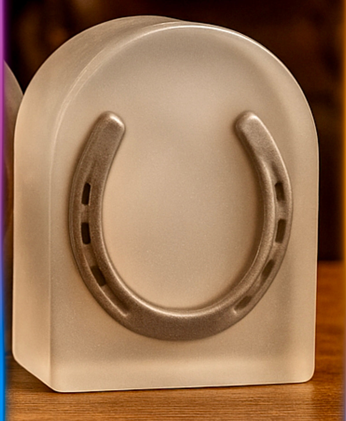 Echo's of the Range Horseshoe Bookend (LARGE)