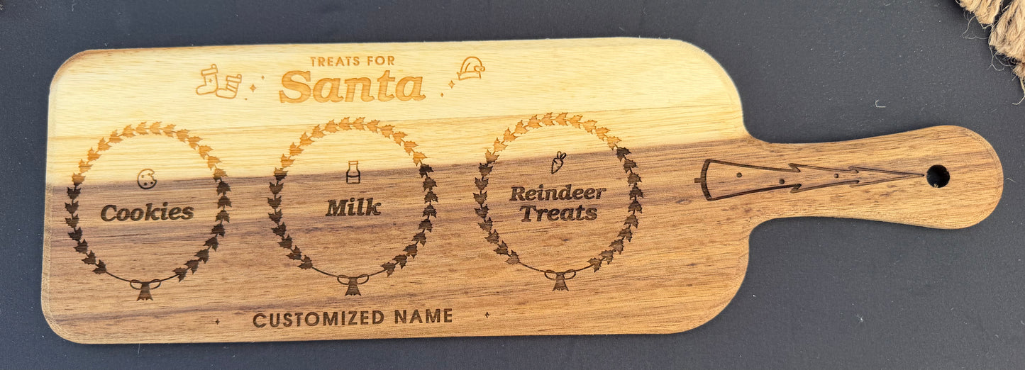 Santa Tray (Personalized up to 40 Characters)
