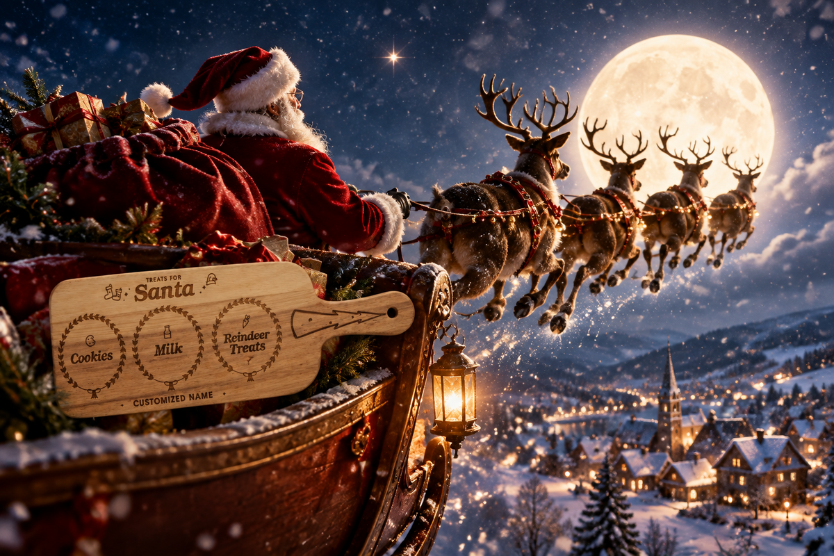 Santa Tray (Personalized up to 40 Characters)